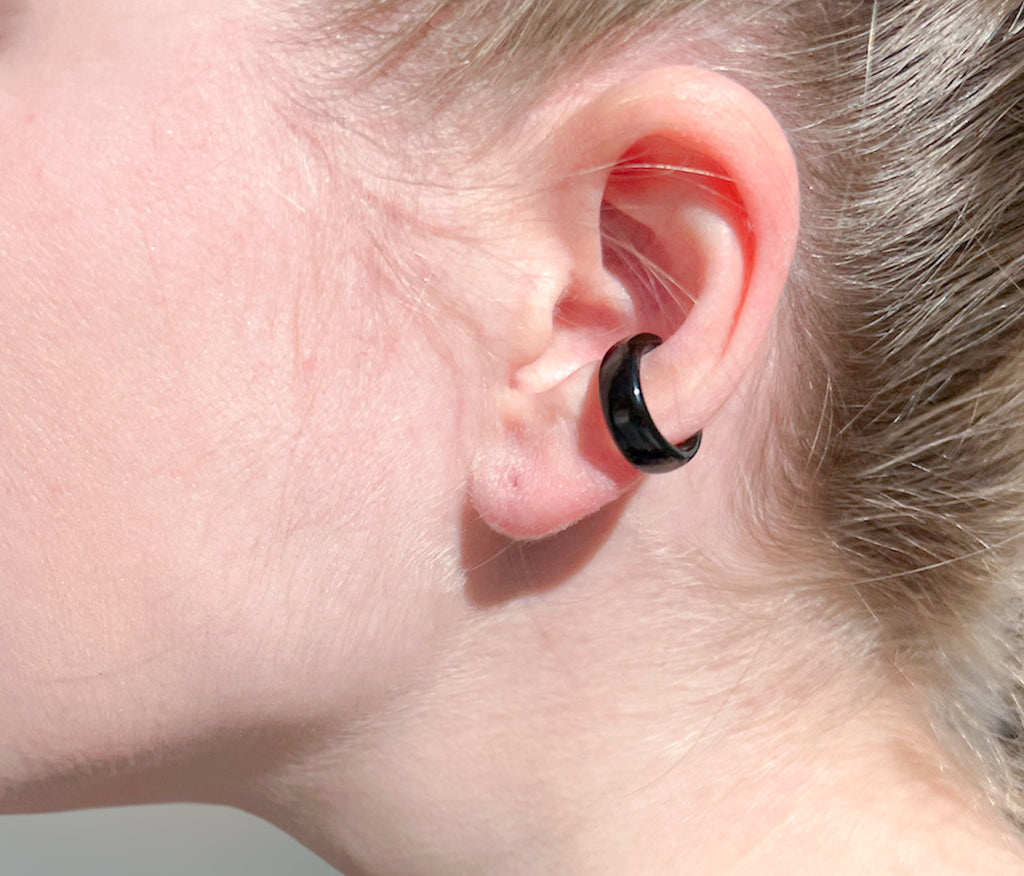 Goth Black Ear Cuff– Brittany Cohen